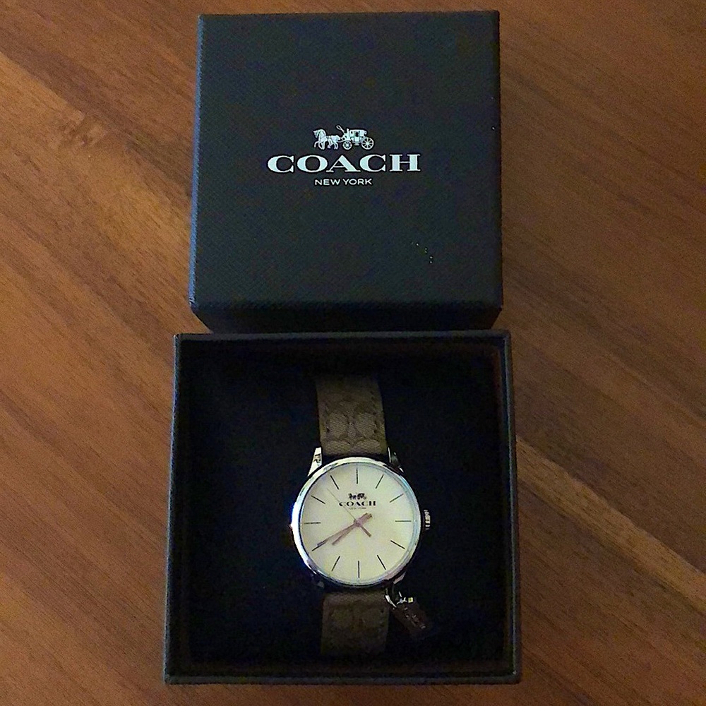 Coach Woman’s Wristwatch (Ruby/Chalk)